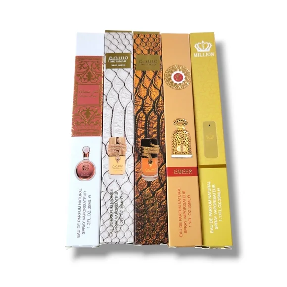 NWT Dubai Inspired Luxury Unisex EDP Travel Size 35ml Bundle (5pc) - Picture 10 of 10